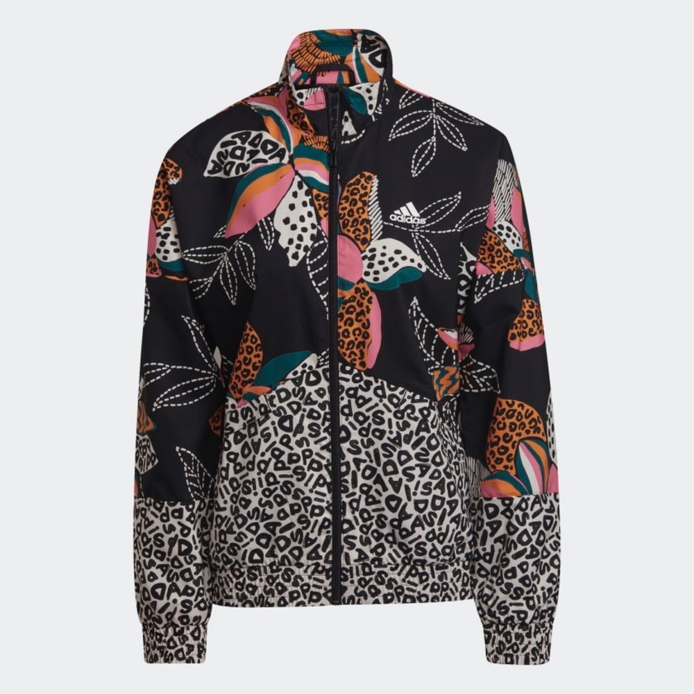 Adidas x Farm Rio Limited Edition Collab Women's Windbreaker Sz XS Lightweight